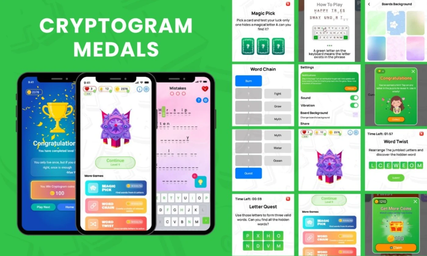 Cryptogram Medals